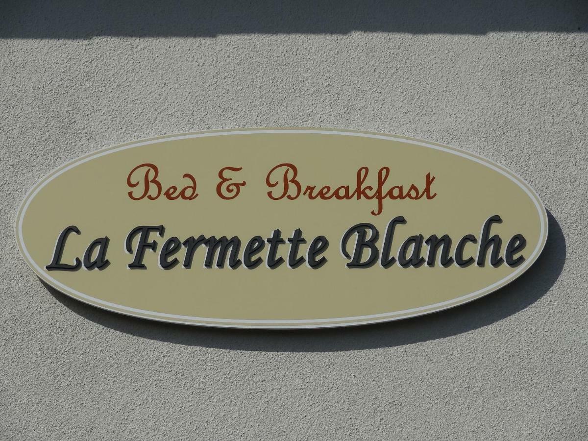 La Fermette Blanche Bed and Breakfast Nadrin Exteriör bild